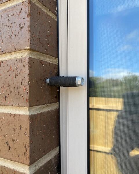 Window into pool enclosure